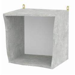 Полка Компанит П-19 400x400 ателье светлое
