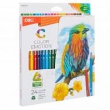 Карандаши цветные Color Emotion 24 цвета EC00220 Deli