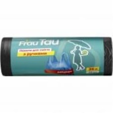 Мешки для мусора с ручками Frau Tau крепкие 35 л 25 шт.