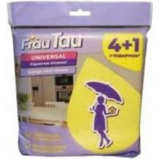 Салфетки вискозные Frau Tau Universal 35x35 см 5 шт./уп.