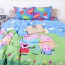 Комплект постельного белья Бязь Ranforce Elite 17-0507 Peppa 143х210 см мультиколор MirSon