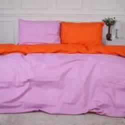 Комплект постельного белья Бязь Ranforce Elite Christiano (13-1027+16-3310) 220х240 см оранжевый/розовый MirSon Комплект постельного белья Бязь Ranforce Elite Christiano (13-1027+16-3310) 220х240 см оранжевый/розовый MirSon