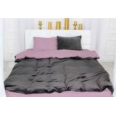 Комплект постельного белья Велюр Winter Delicate 28-0094 Clematide 160х220 см серый/розовый MirSon