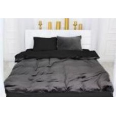 Комплект постельного белья Велюр Winter Delicate 28-0099 Bocciolo 2х143х210 см серый/черный MirSon