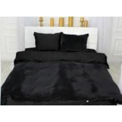 Комплект постельного белья Велюр Winter Delicate 28-0111 Frutticini 200х220 см черный MirSon