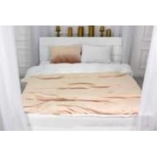 Комплект постельного белья Велюр Winter Frost 28-0001+28-0004 Gardenia Velvet 175х210 см кремовый/белый MirSon
