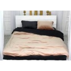 Комплект постельного белья Велюр Winter Frost 28-0004+28-0007 Saintpaulia Velvet 2х143х210 см кремовый/черный MirSon