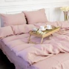 Комплект постельного белья Organic Natural Line Dearness 160х220 см розовый MirSon