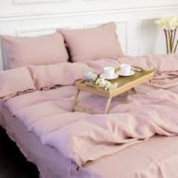 Комплект постельного белья Organic Natural Line Dearness 160х220 см розовый MirSon