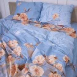 Комплект постельного белья Сатин 22-1281 Cherry blossom 175х210 см мультиколор MirSon