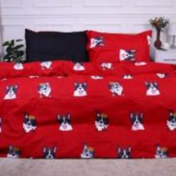 Комплект постельного белья Бязь Ranforce Elite 17-0568 Kings of dogs 160х220 см мультиколор MirSon