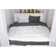 Комплект постельного белья Велюр Winter Delicate 28-0057 Dandelion 175х210 см белый/серый MirSon