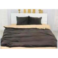 Комплект постельного белья Велюр Winter Delicate 28-0067 Ranuncolo 143х210 см кремовый/коричневый MirSon