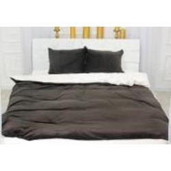 Комплект постельного белья Велюр Winter Delicate 28-0068 Camelia 175х210 см коричневый/белый MirSon