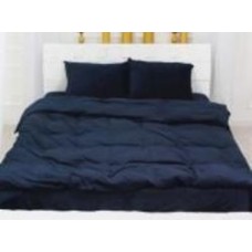 Комплект постельного белья Велюр Winter Frost 28-0006 Navy blue Velvet 143х210 см синий MirSon