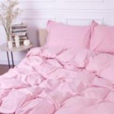 Комплект постельного белья MirSon Satin Stripe 30-0007 Pink 110х140 см розовый