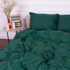 Комплект постельного белья MirSon Satin Stripe 30-0017 Green 110х140 см бирюзовый