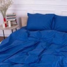 Комплект постельного белья MirSon Satin Stripe 30-0019 Blue 110х140 см синий