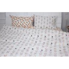 Комплект постельного белья Бязь Ranforce Elite 17-0529 Bunnies white 2х143х210 см мультиколор MirSon