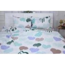 Комплект постельного белья Бязь Ranforce Elite 17-0533 Hearts 160х220 см мультиколор MirSon