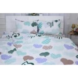 Комплект постельного белья Бязь Ranforce Elite 17-0533 Hearts 220х240 см мультиколор MirSon