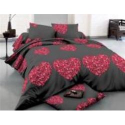 Комплект постельного белья MirSon Сатин 22-1290 Heart of flowers разноцветный