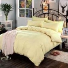 Комплект постельного белья №11-0103 Egret Mikrosatin Premium 2х160х220 см светло-желтый MirSon