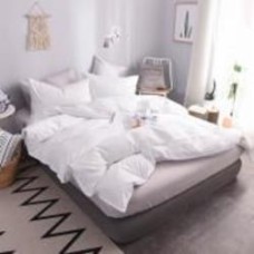 Комплект постельного белья №18-0000 White Mikrosatin Premium 2х143х210 см белый MirSon