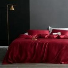 Комплект постельного белья №19-1655 Garnet Mikrosatin Premium 2х143х210 см красный MirSon