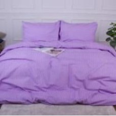 Комплект постельного белья Ranforce Elite 17-0618 Stripe Purple 2х143х210 см фиолетовый MirSon