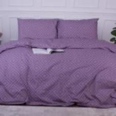 Комплект постельного белья Ranforce Elite 17-0626 Geometry Purple 2х160х220 см фиолетовый MirSon