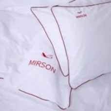 Комплект постельного белья Ranforce Elite Corner 11-2107 White 2х160х220 см белый MirSon
