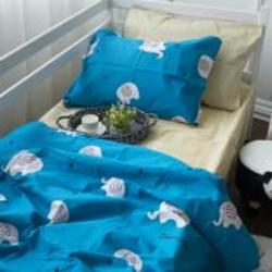 Комплект постельного белья MirSon 143х210 см Kids Time 17-0350 Slovenia Бязь разноцветный