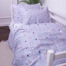 Комплект постельного белья MirSon 143х210 см Kids Time 17-0527 Bunnies Бязь разноцветный