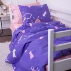 Комплект постельного белья MirSon 143х210 см Kids Time №137 Nina 2 Бязь разноцветный