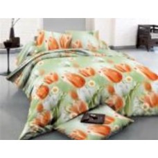Комплект постельного белья Сатин 22-1287-1 Tulips 220х240 см мультиколор MirSon