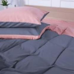 Наволочка Microsatin Premium Estivella (15-1415+19-0000) 40x40 см оранжевый/серый MirSon