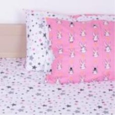 Наволочка Ranforce Elite 17-0528 Bunnies pink 70x70 см мульти MirSon