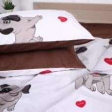 Наволочка Ranforce Elite 17-0566 Pug-dog 60x60 см мульти MirSon