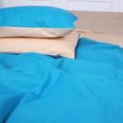 Наволочка Ranforce Elite Camillo (12-0712+17-4735) 40x40 см бежевый/синий MirSon