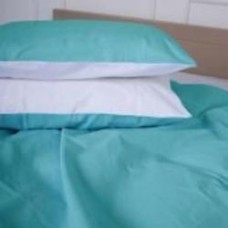 Наволочка Ranforce Elite White-mint (11-2107+11-2208) 50x70 см белый/мятный MirSon