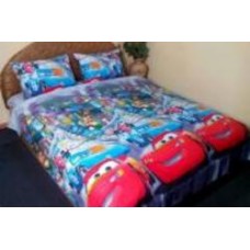 Наволочка бязь 17-0260 Red Car 40x40 см мульти MirSon