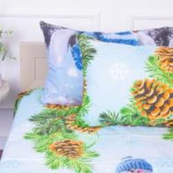 Наволочка бязь 17-0266 Snowman 50x50 см мульти MirSon