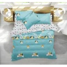 Наволочка бязь 17-0518 Cat-dog blue 40x60 см мульти MirSon