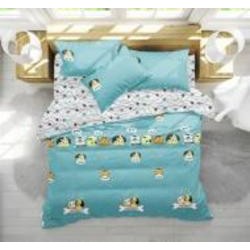 Наволочка бязь 17-0518 Cat-dog blue 40x60 см мульти MirSon