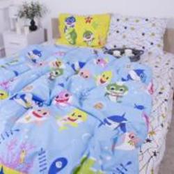 Наволочка бязь 17-0522 Sharks are fun 40x40 см мульти MirSon