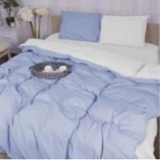 Наволочка бязь Rebeca (11-2101+14-4121) 50x50 см белый/голубой MirSon Наволочка бязь Rebeca (11-2101+14-4121) 50x50 см белый/голубой MirSon