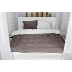 Наволочка велюр Winter Frost 28-0001+28-0003 Lilium Velvet 40x60 см коричневый/белый MirSon