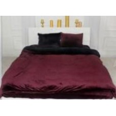 Наволочка велюр Winter Frost 28-0007 +28-0002 Poinsettia Velvet 40x60 см бордовый/черный MirSon Наволочка велюр Winter Frost 28-0007 +28-0002 Poinsettia Velvet 40x60 см бордовый/черный MirSon