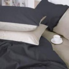 Наволочка Satin Premium 0001+0240 Dulness 40x60 см молочный/серый MirSon
